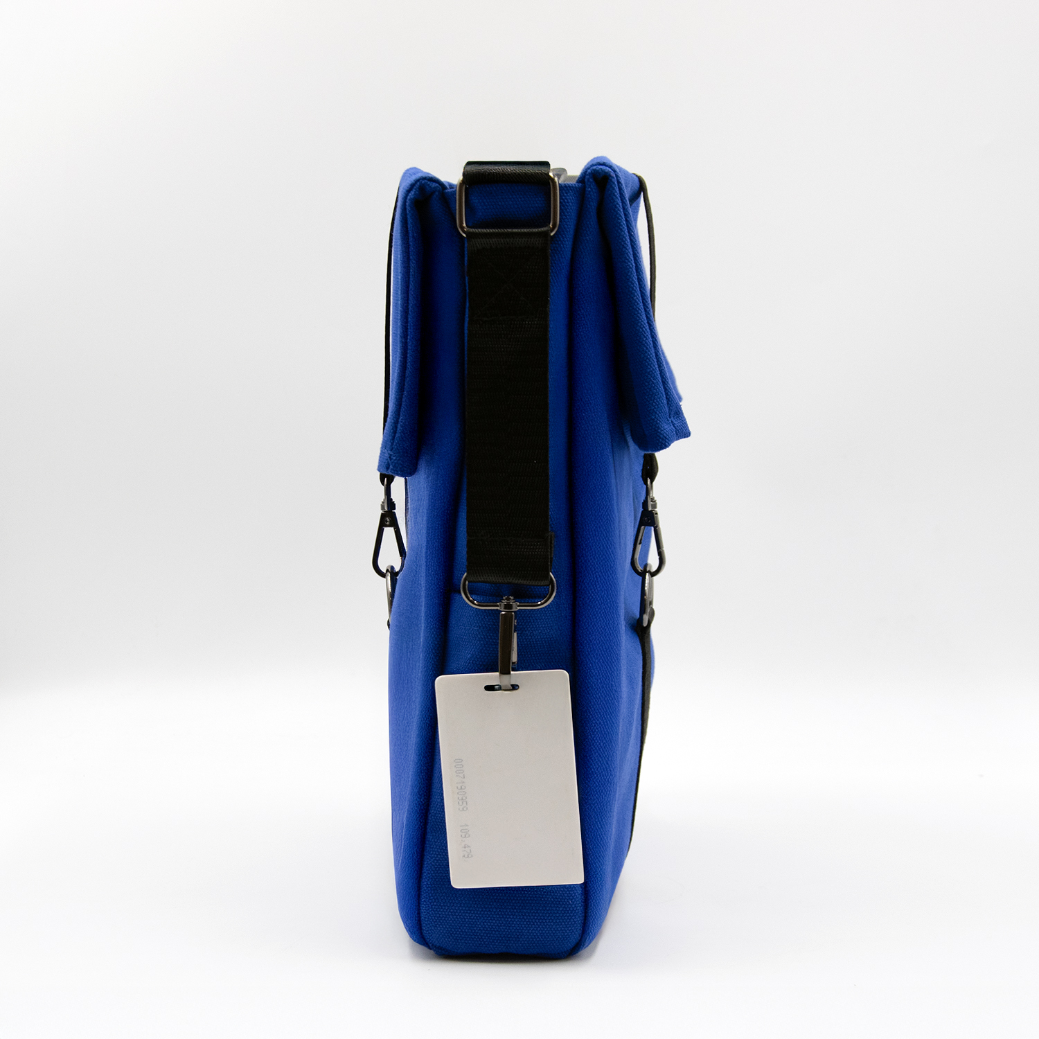 Шоппер Superbag Companion, с тремя отделениями, боковым креплением (карабин) и карманом (синий с черным)-4