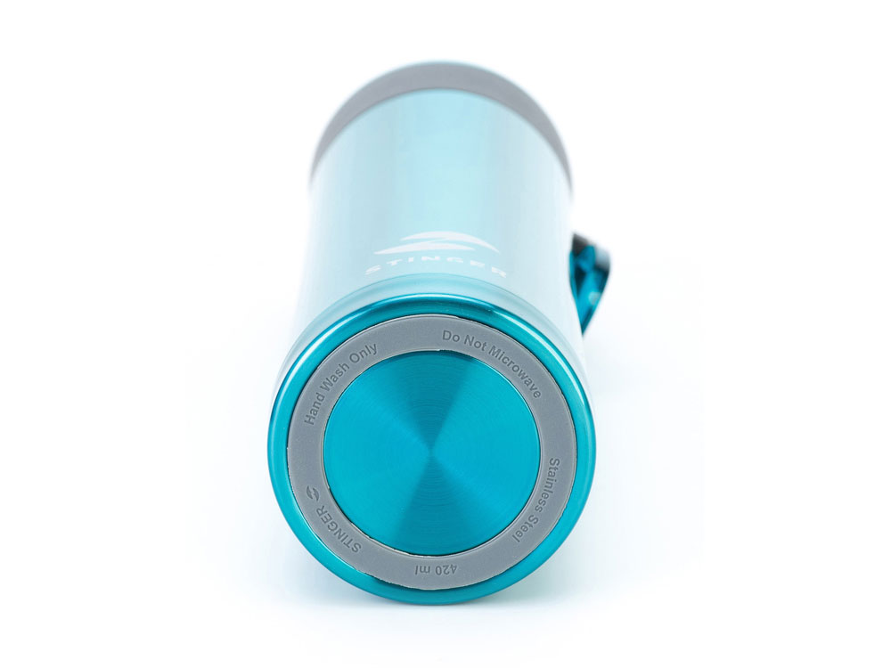 Термокружка Stinger, 0,42 л, сталь/пластик, изумрудный глянцевый, 7,5 х 6,9 х 22,2 см-1