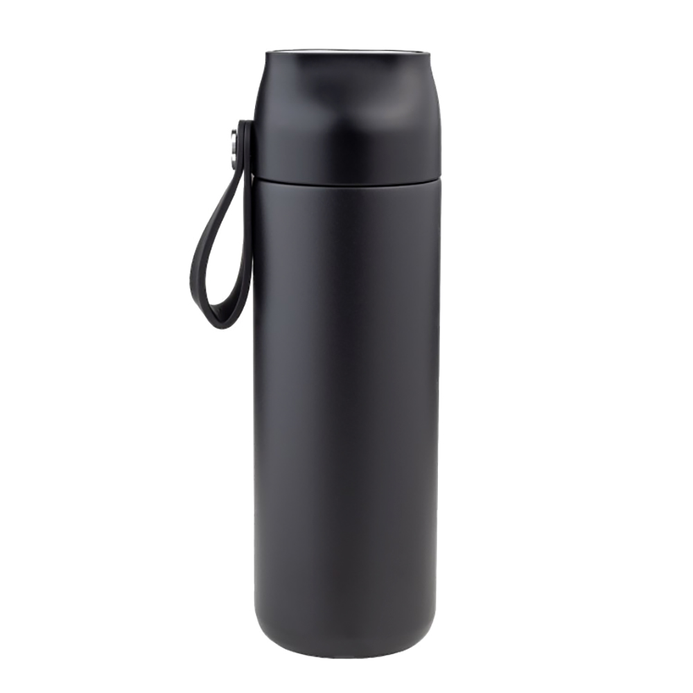 Термобутылка герметичная вакуумная Glory с дисплеем, Черный-2