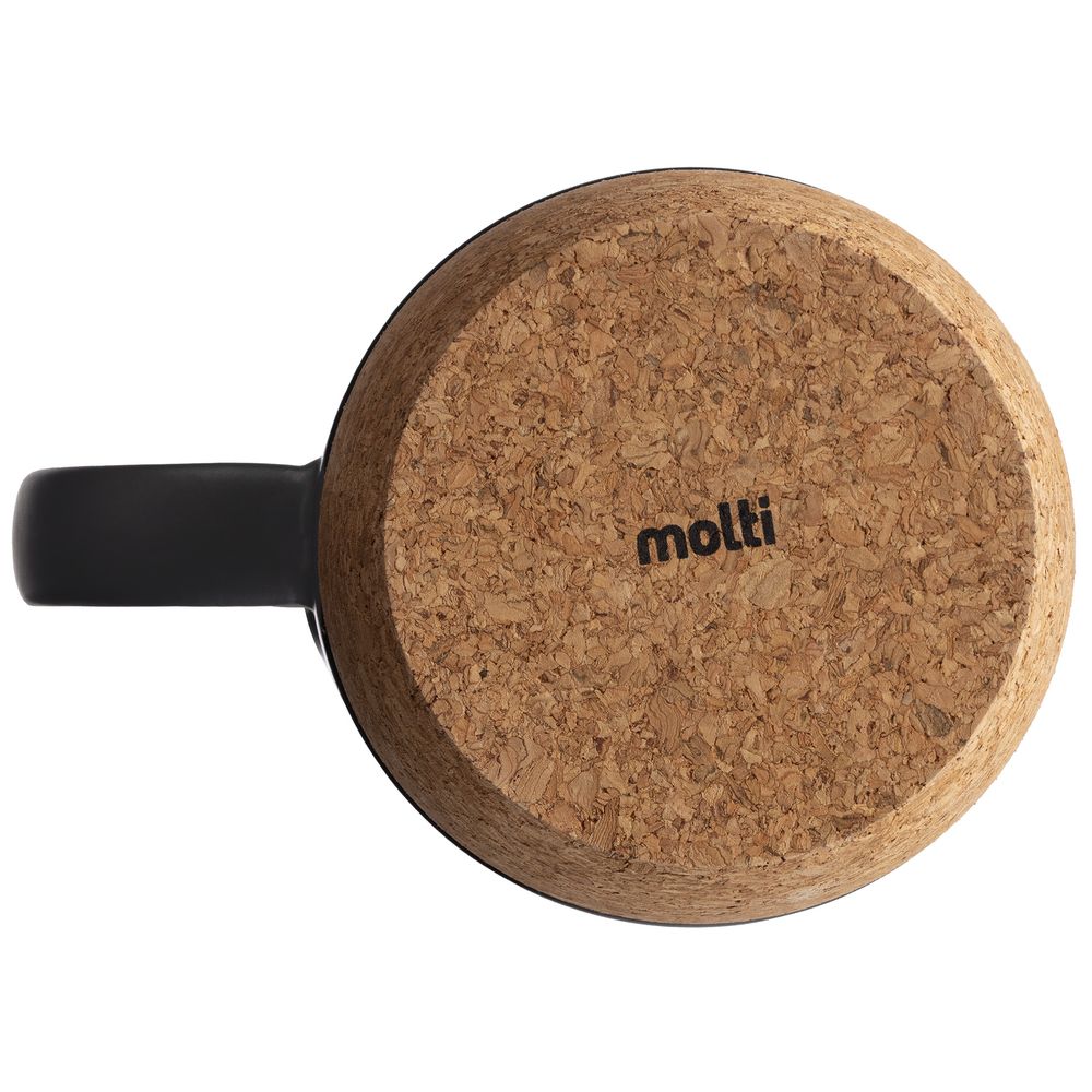 Кружка с пробковой подставкой Corky Walk, красная-4