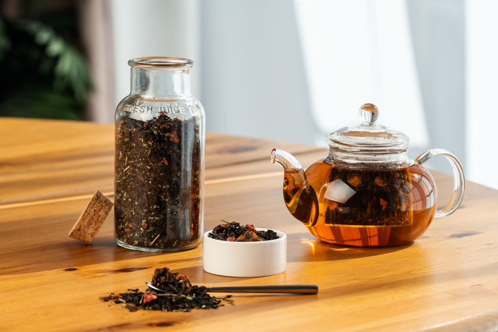 Чай «Сокочай», черный с ананасом, клубникой и мятой-2