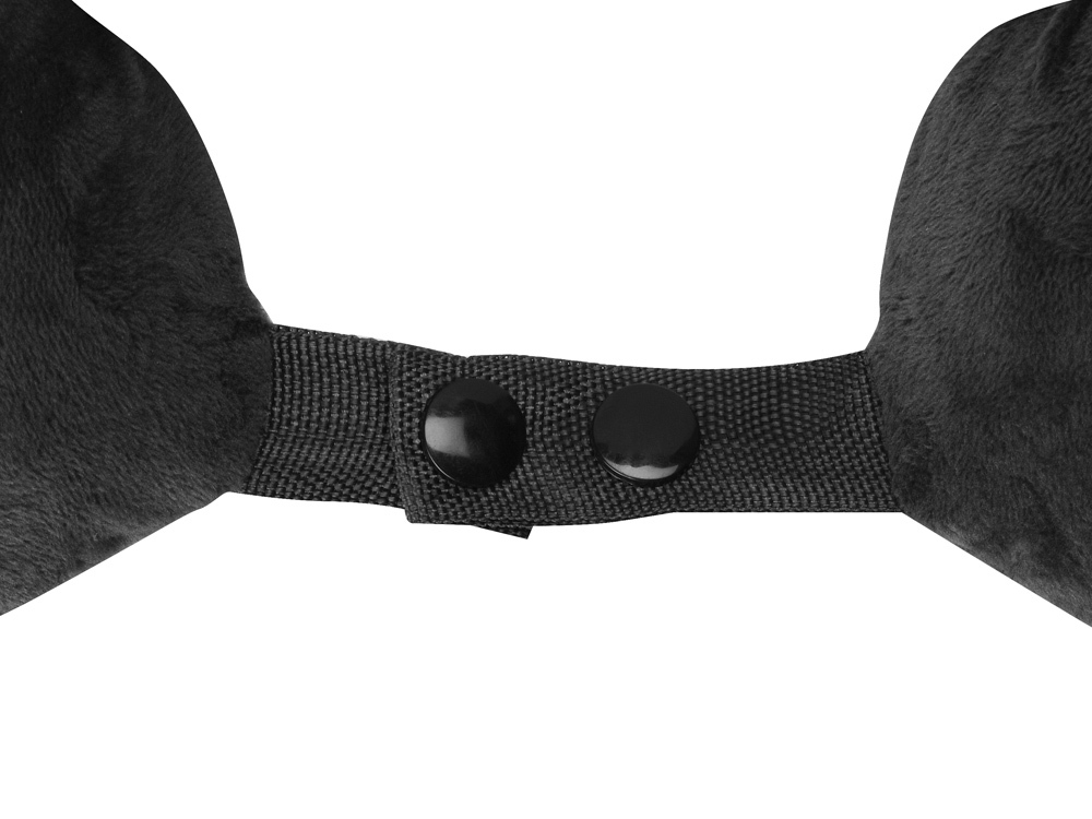 Подушка Basic из микрофибры с эффектом памяти U-shape, черный NEW-3