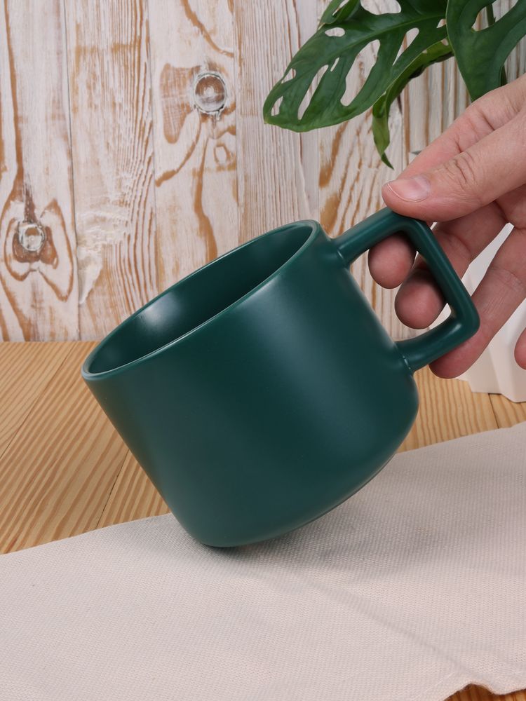 Чашка Jumbo, ver.2, матовая, зеленая-2