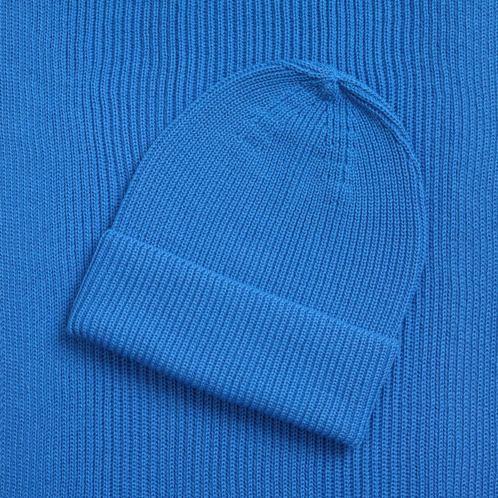 Шарф Nobilis Mono, синий (аква)-2