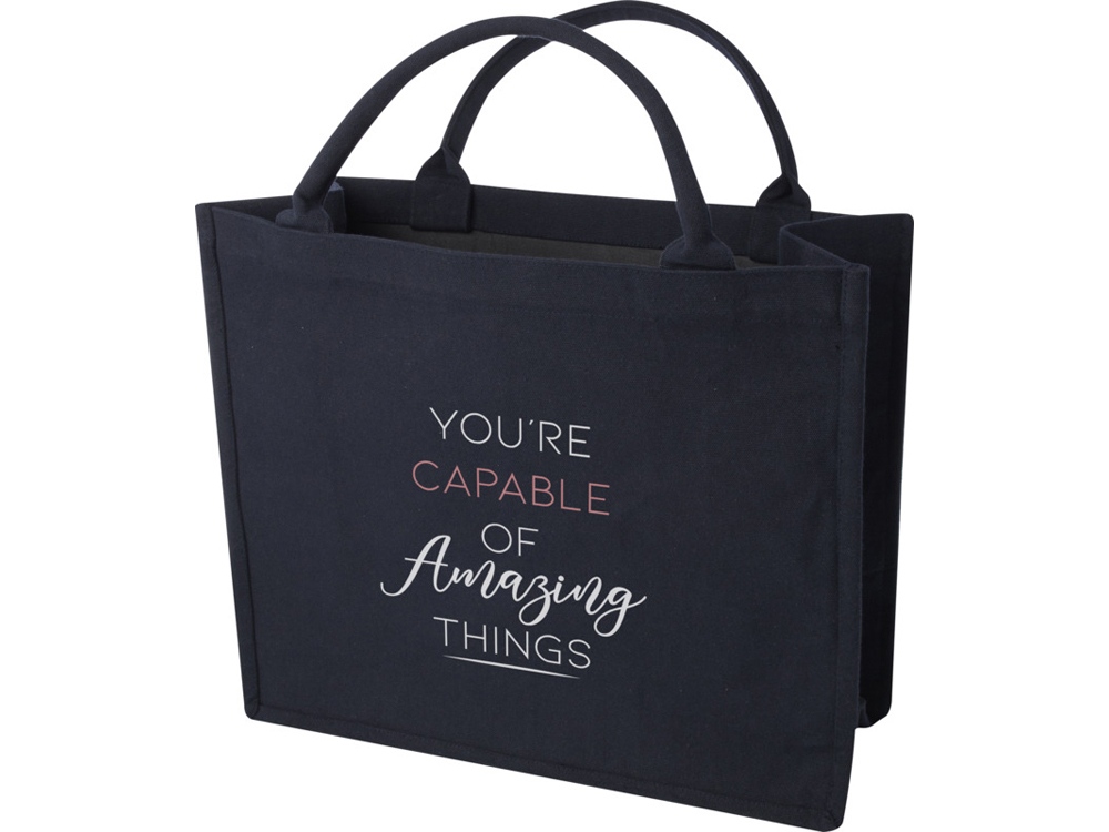 Page эко-сумка для книг из переработанного материала Aware™ плотностью 500 г/м² - Нейви-5