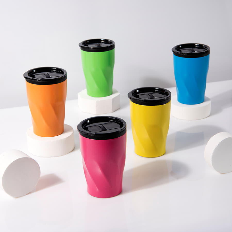 Термокружка NEON, 350мл, розовый-5