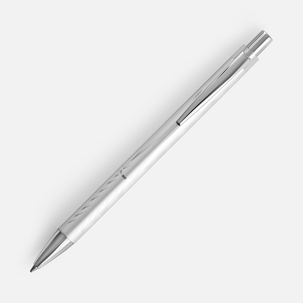 Ручка шариковая SparkLine, серебристая-2