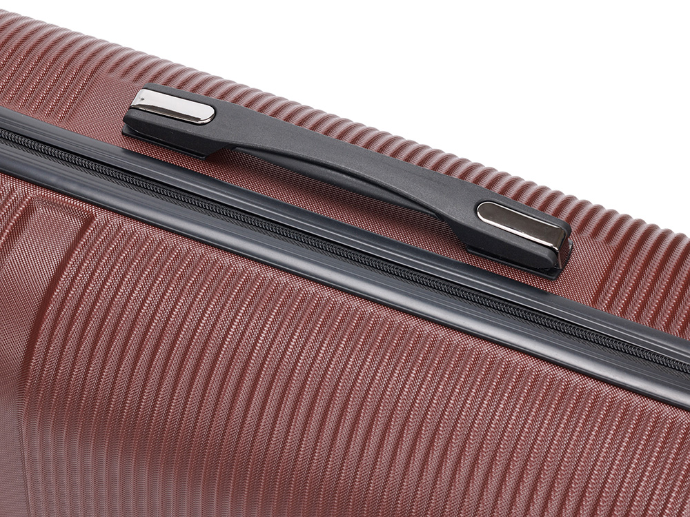 Чемодан TORBER Onego, бордовый, ABS-пластик, 59,5 х 39,5 х 24 см, 46 л-8