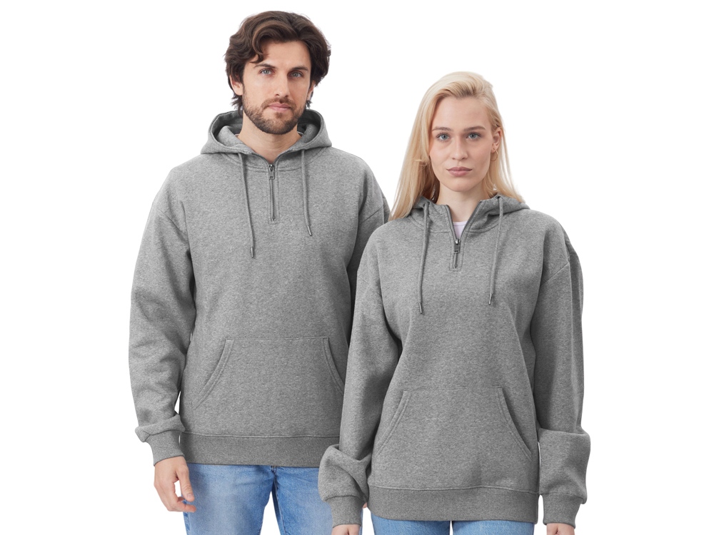 Худи Hamburg, серый меланж-0