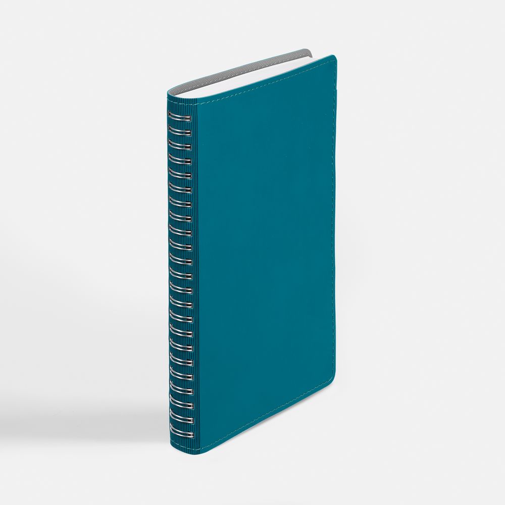 Ежедневник Spring Shall, недатированный, бирюзовый-3