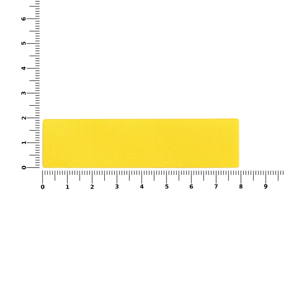 Наклейка тканевая Lunga, S, желтая-1