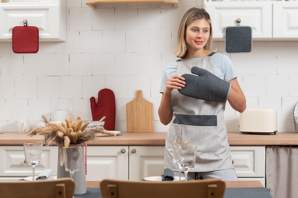 Прихватка Settle In, серая-3