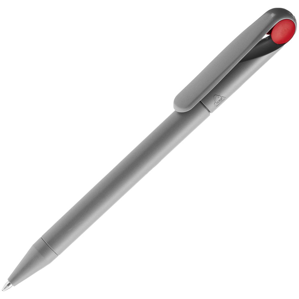 Ручка шариковая Prodir DS1 TMM Dot, серая с красным-1