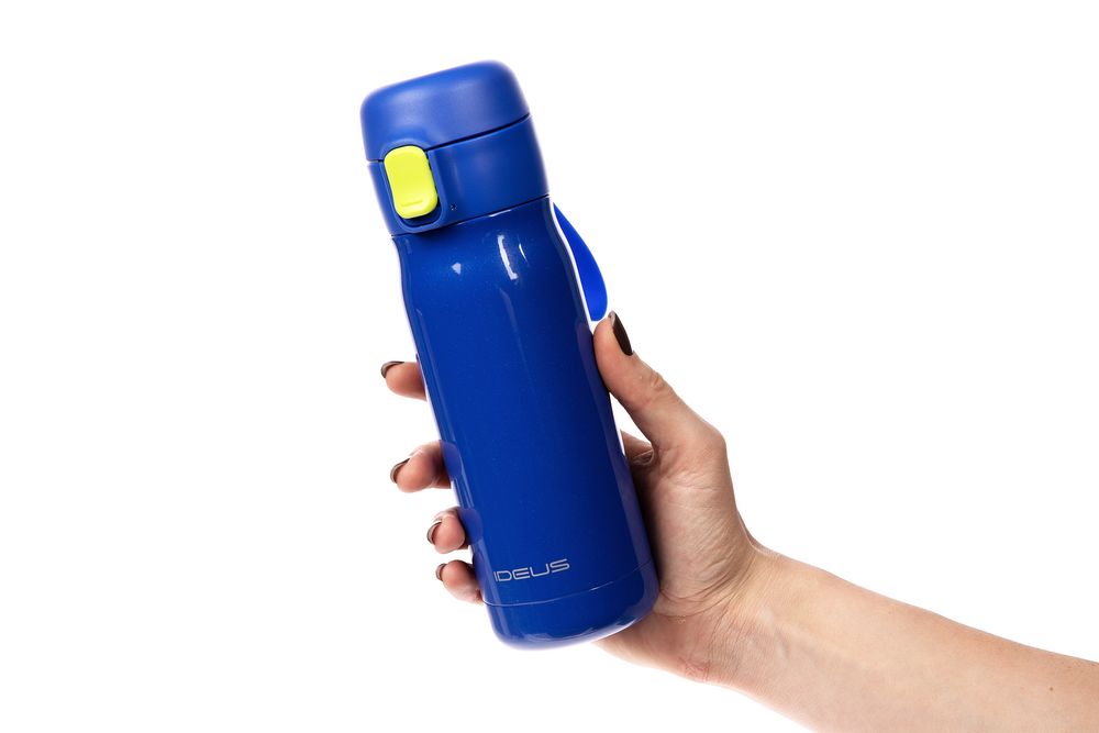 Термобутылка One Touch, синяя-2