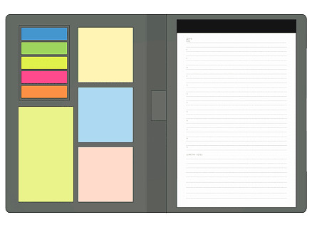 Блокнот А5 Tasmania, Серый-2