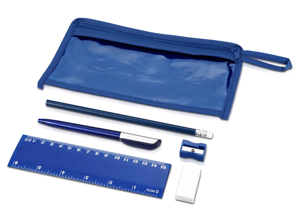 Набор канцелярский Хелла, синий-0