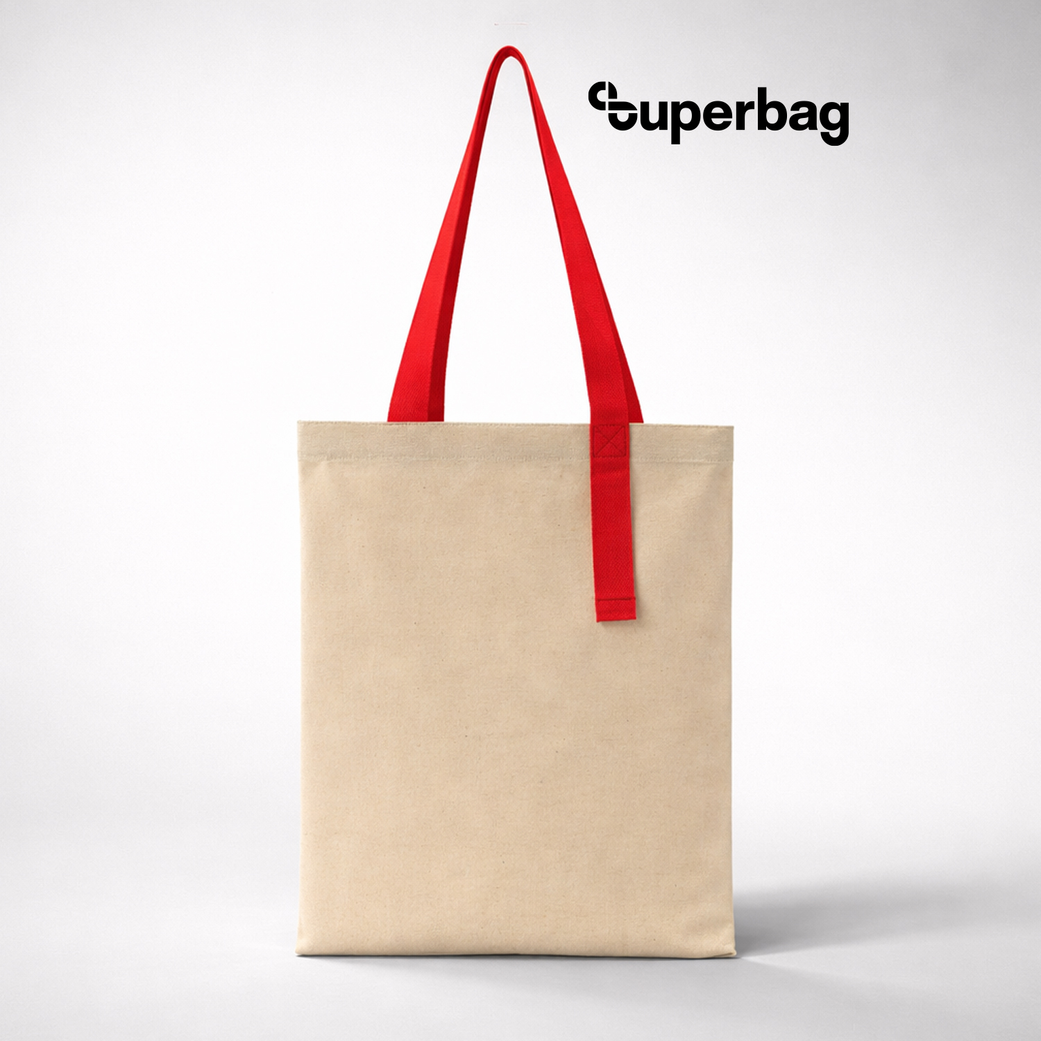 Шоппер Superbag Light, с внутренним креплением (полукольцо) (неокрашенный с красным)-0