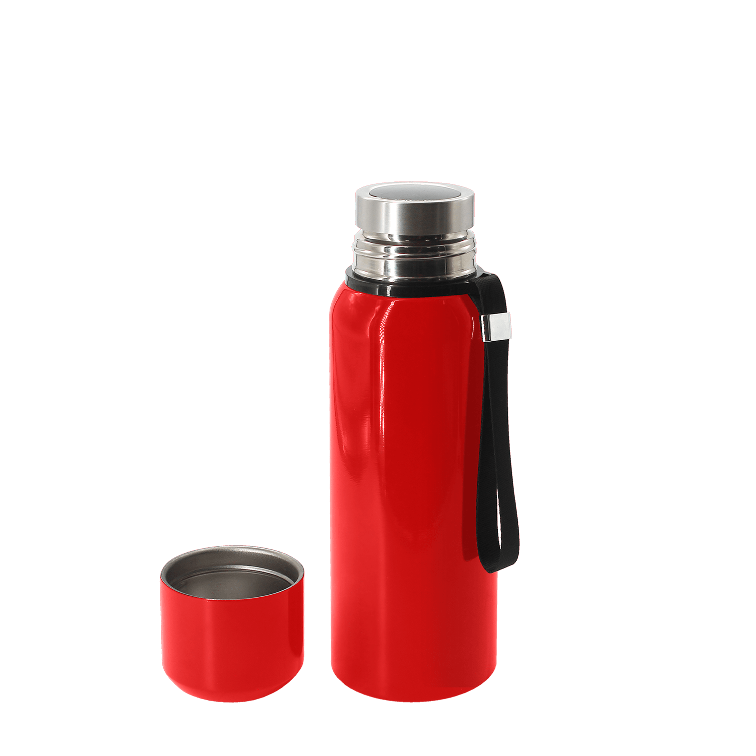 Термос S-travel с датчиком температуры 600 мл. (красный)-2