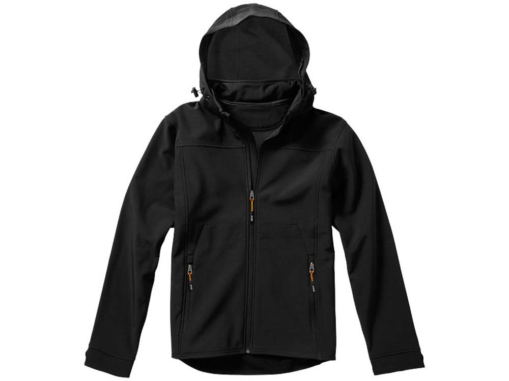 Куртка софтшел Langley мужская, черный-6