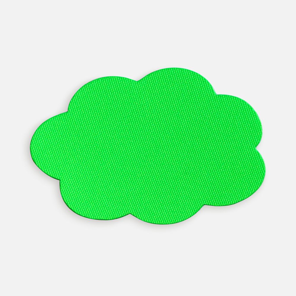 Наклейка тканевая Lunga Calum, L, зеленый неон-0