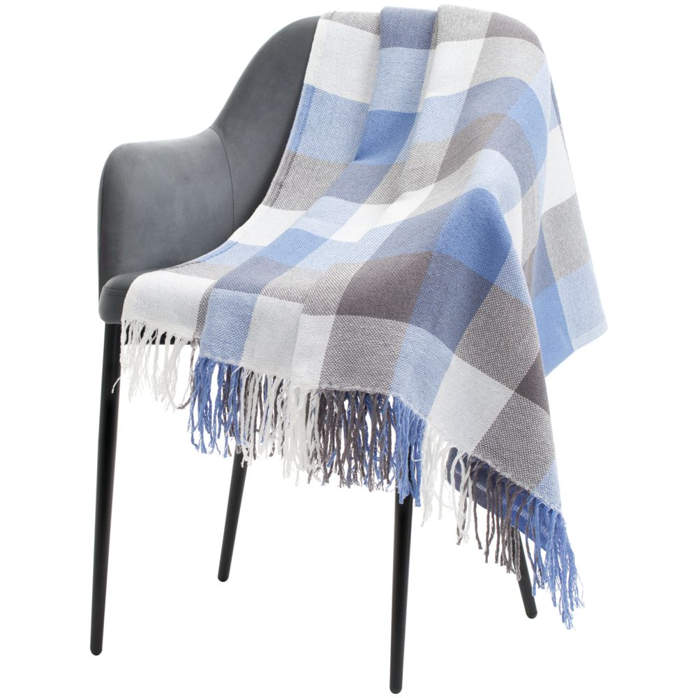 Плед London, синий-0