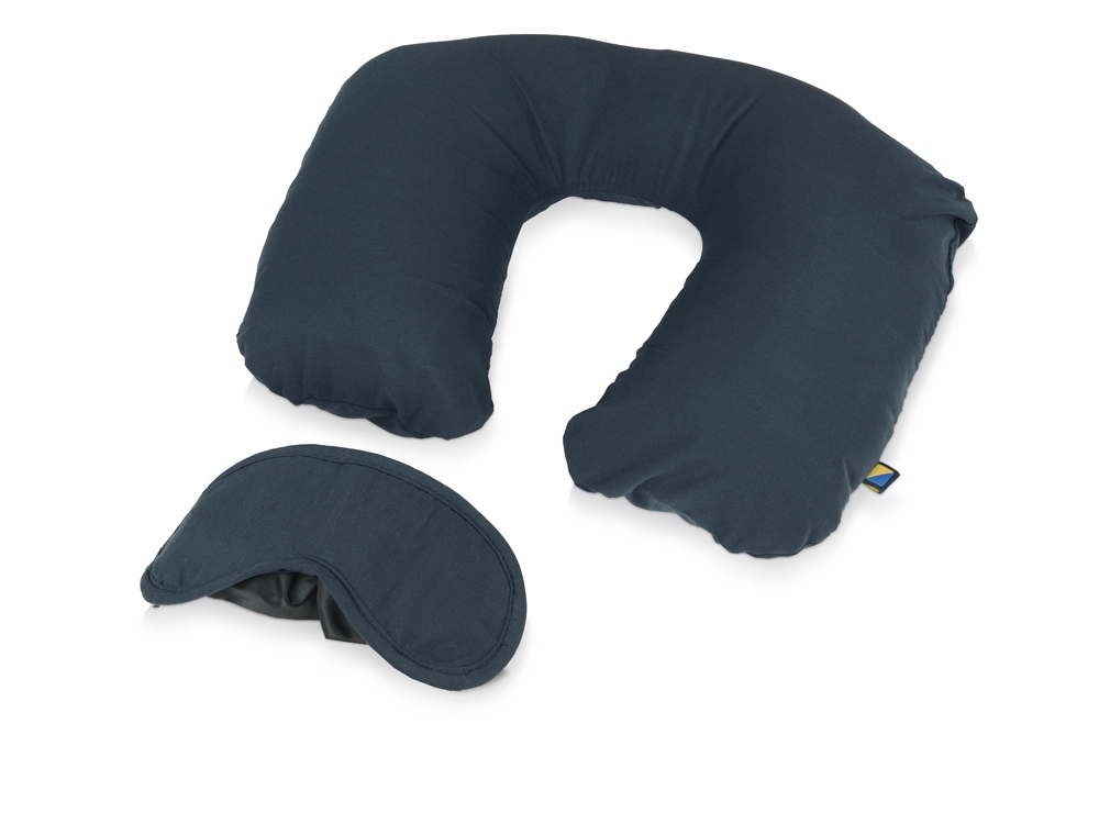 Набор дорожный Travel Blue Sleep Set, синий-0