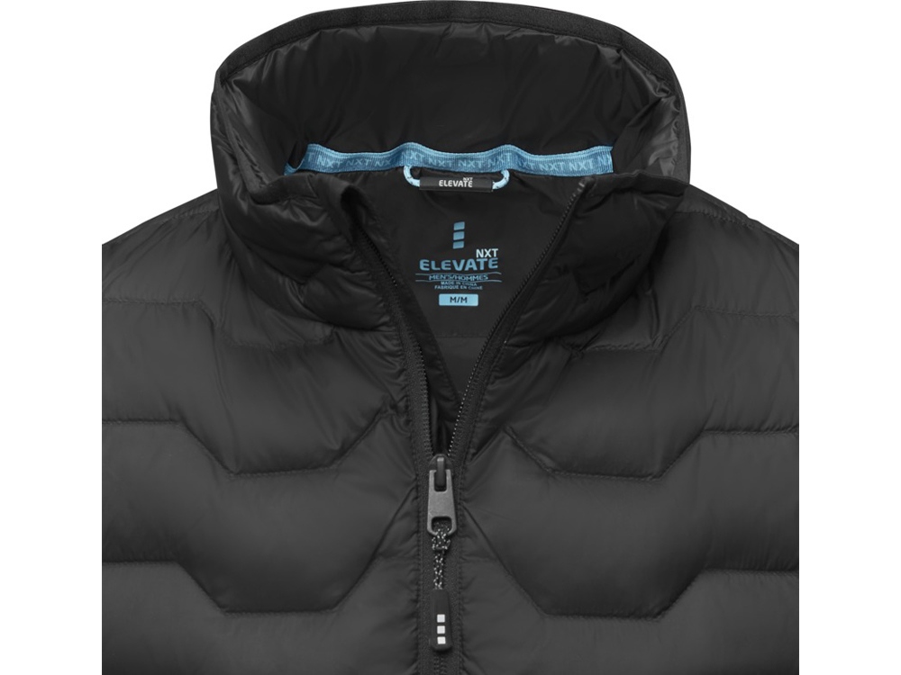 Мужская утепленная телогрейка Epidote из материалов, переработанных по стандарту GRS - сплошной черный-3