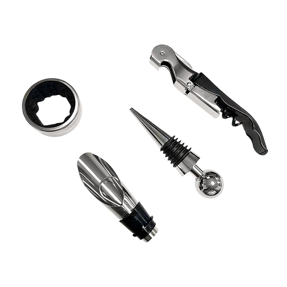 Винный  набор Пьемонт, Серебристый-3