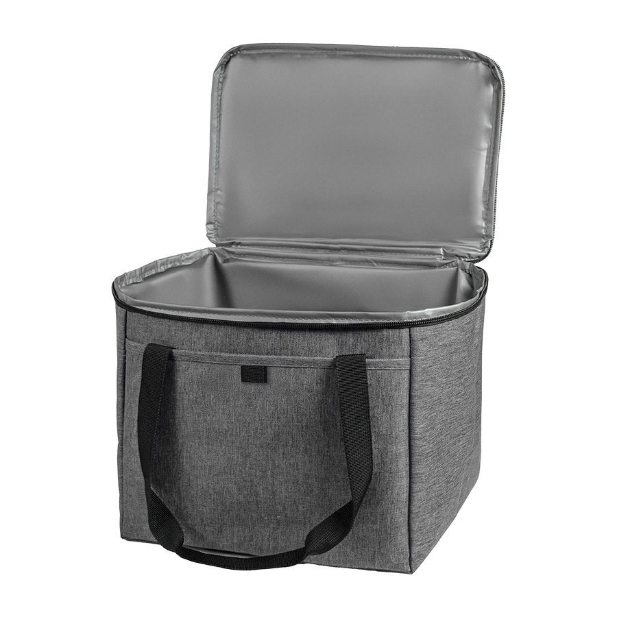 Термосумка "KEEP", 27 x 24. x 20 см, полиэстер 300D, PEVA, серый меланж, серый меланж-2