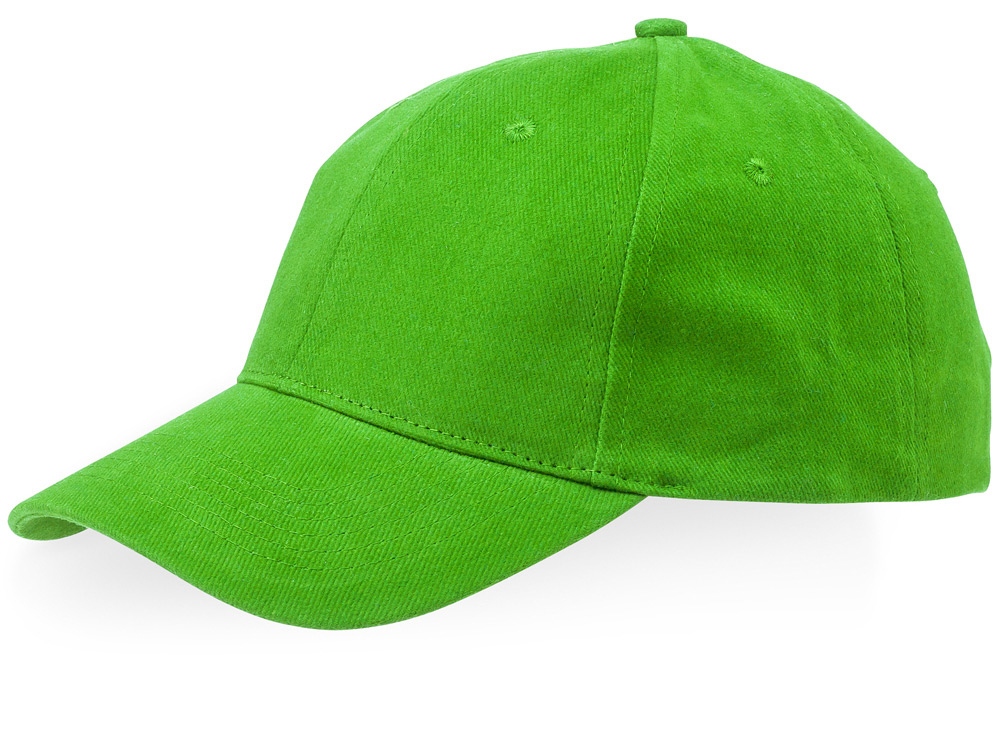 Бейсболка Bryson, 6 панелей, зеленое яблоко-0