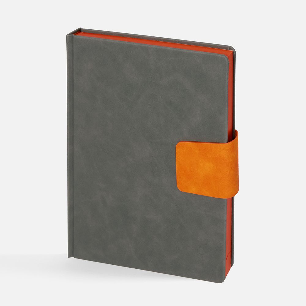 Ежедневник Grande Strap на заказ, датированный, серый-1