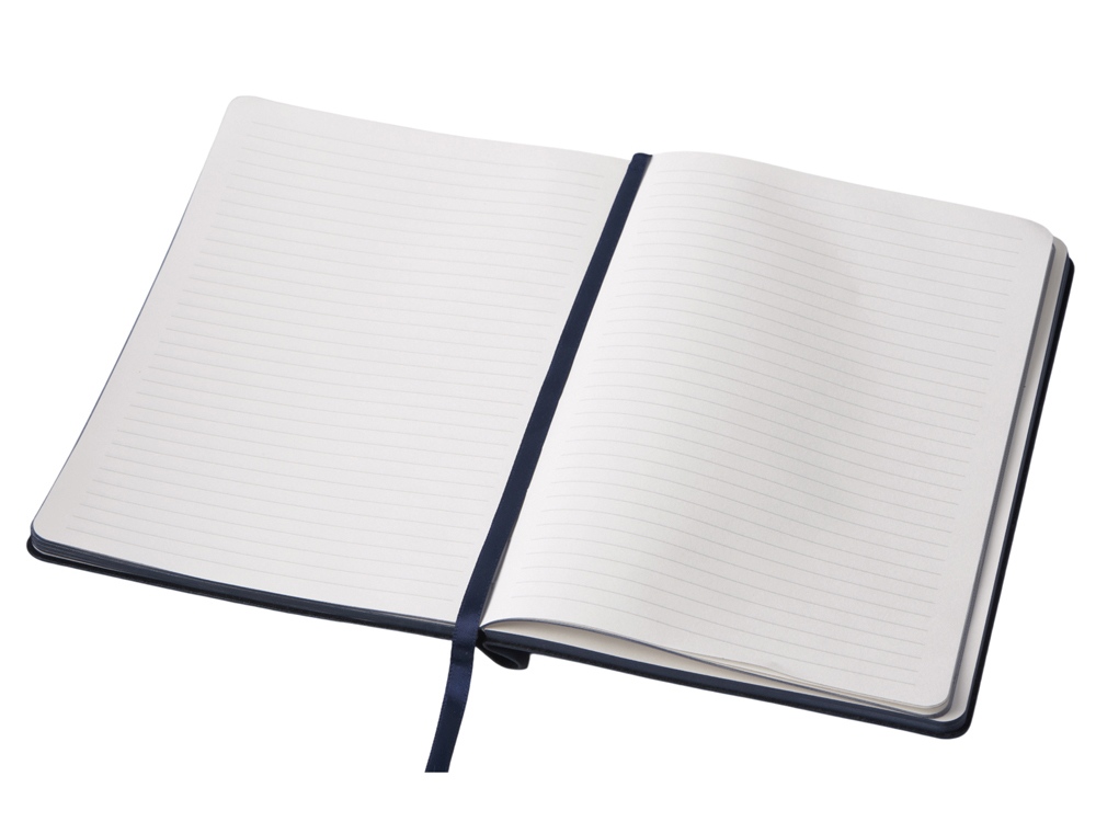 Блокнот А5 Notepeno Max, 96 листов 80 гр/м2 белой FSC бумаги, темно-синий-7