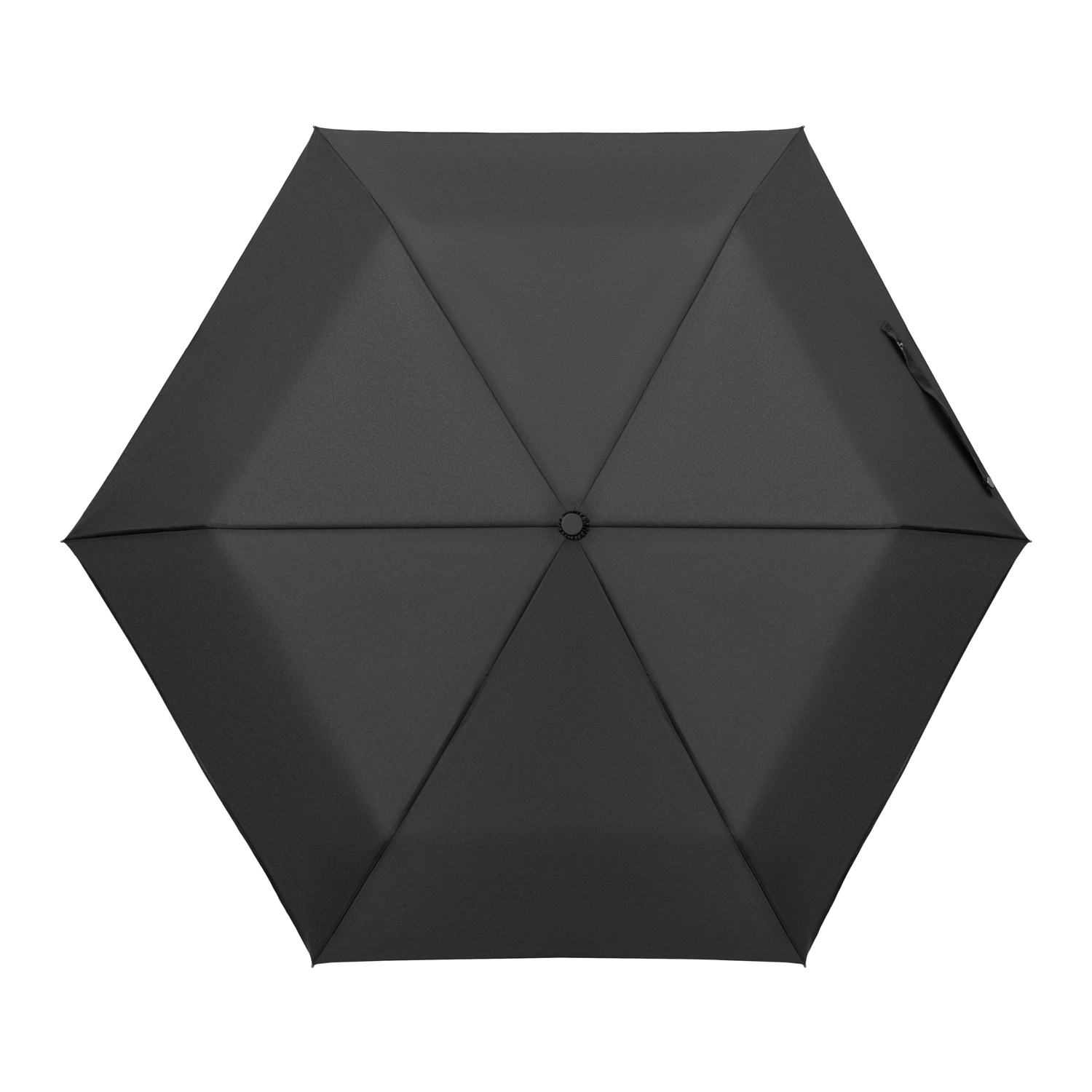 Зонт складной Филтон (Filton), черный с системой безопасности (Safety System)-1