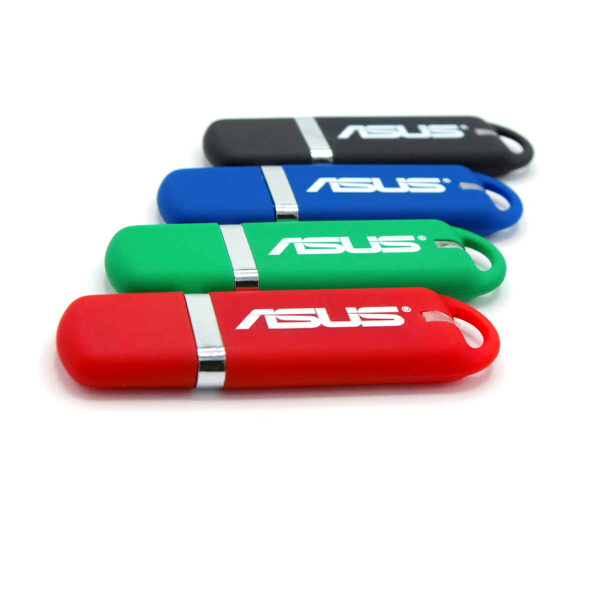 Флешка Shape с покрытием Софт Тач, Черный-2