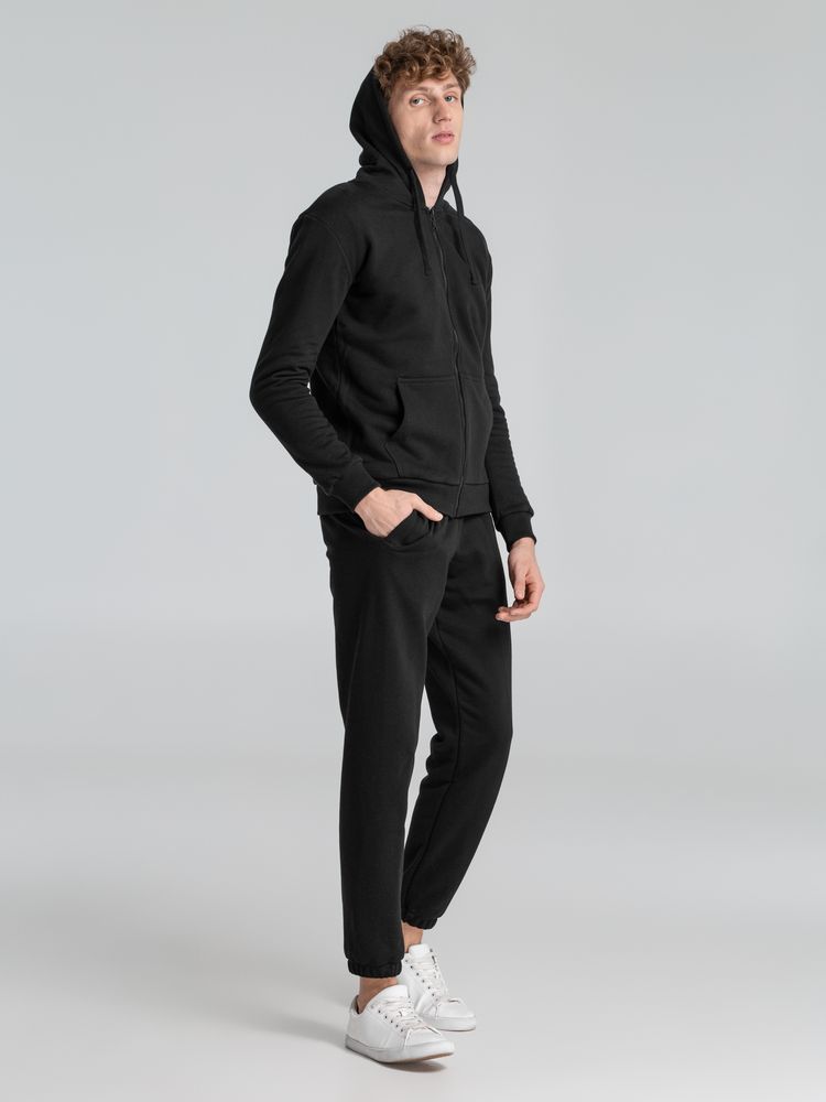 Толстовка на молнии с капюшоном Siverga Heavy 2.0, черная-5