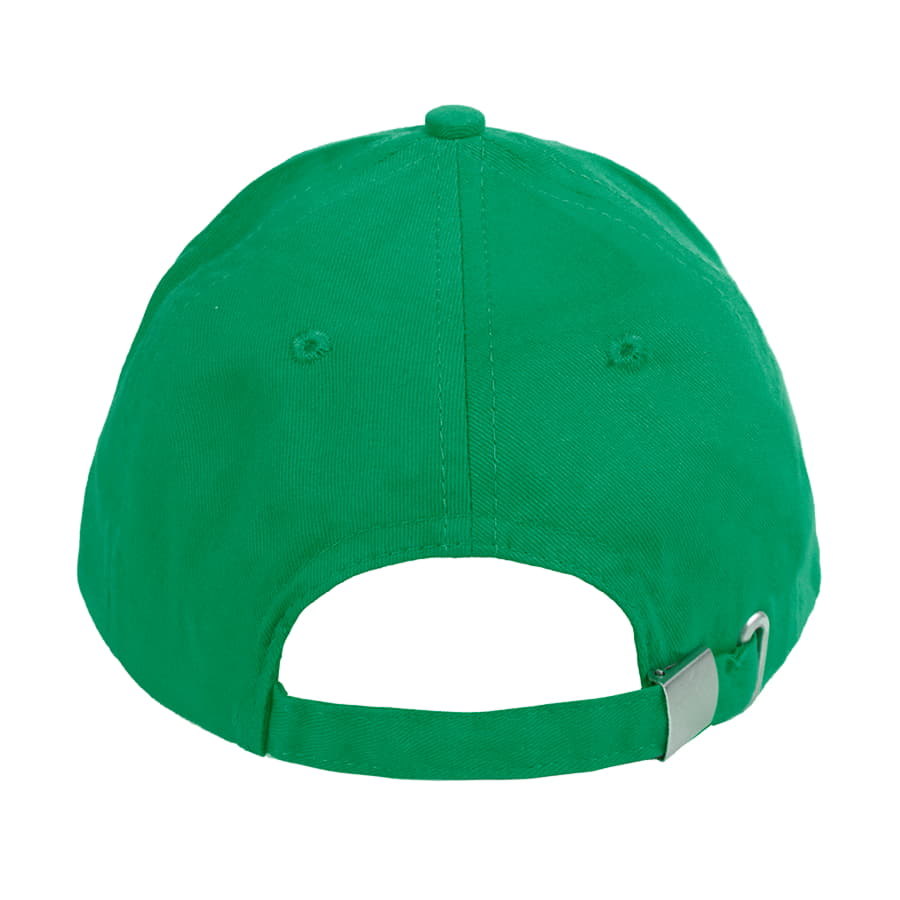 Бейсболка STANDARD, 5 клиньев, металлическая застежка, зеленый-4