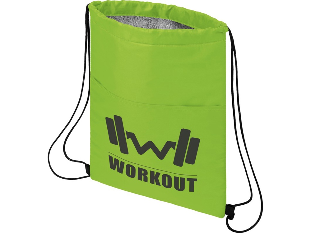 Сумка-холодильник Oriole на шнуровке на 12 банок, лайм-6