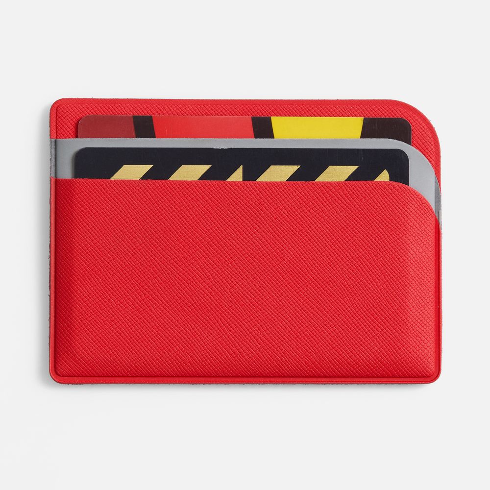 Чехол для карточек Dual, ver.2, красный-4