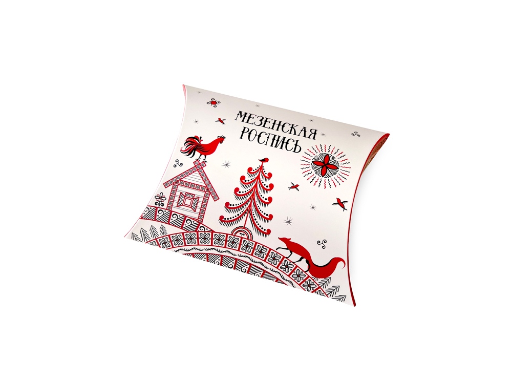 Платок Мезенская роспись-8