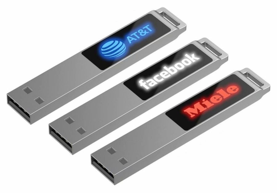 Флешка markBright с красной подсветкой, 16 Гб-3