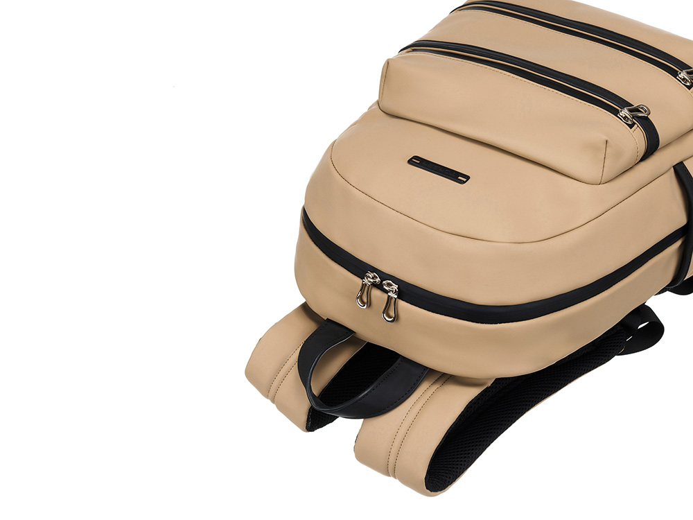 Рюкзак TORBER НОВА с отделением для ноутбука 14.1, бежевый, полиэстер, 31,5 х 12,5 х 39,5 см-5