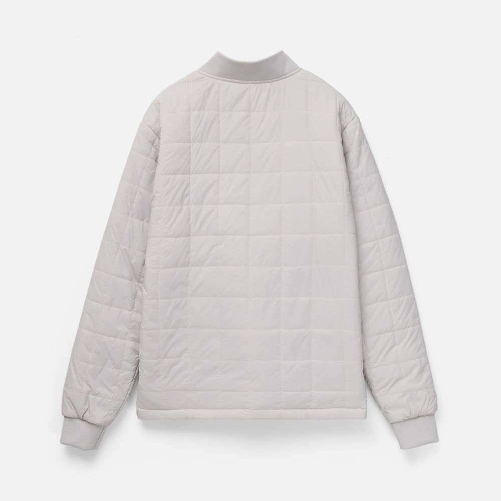 Куртка унисекс Warmbridge, светло-серая-1