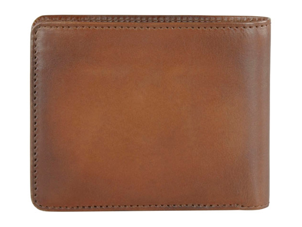 Портмоне BUGATTI Domus, с RFID защитой, коньячный цвет, натуральная воловья кожа, 12х1,5х9,2 с-3