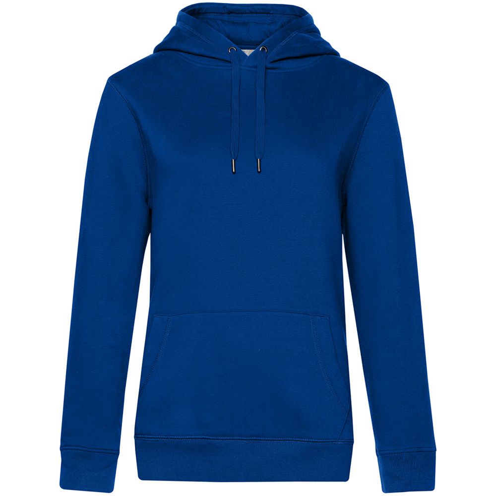 Толстовка с капюшоном женская Queen, ярко-синяя-0