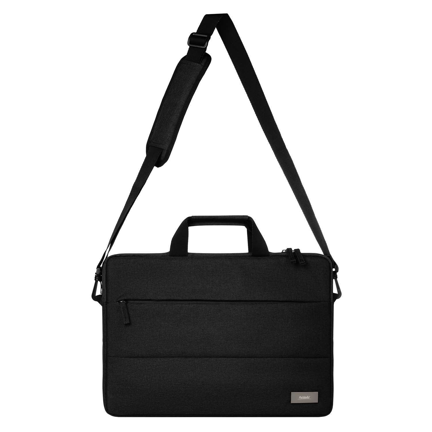 Сумка для ноутбука Fabio, черный-4
