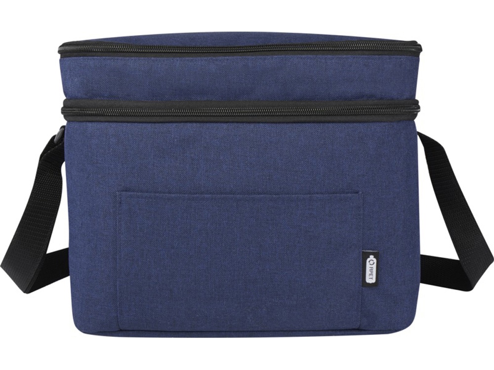 Tundra сумка-холодильник из переработанного РЕТ-пластика, сертиф. согласно GRS - Heather navy-1