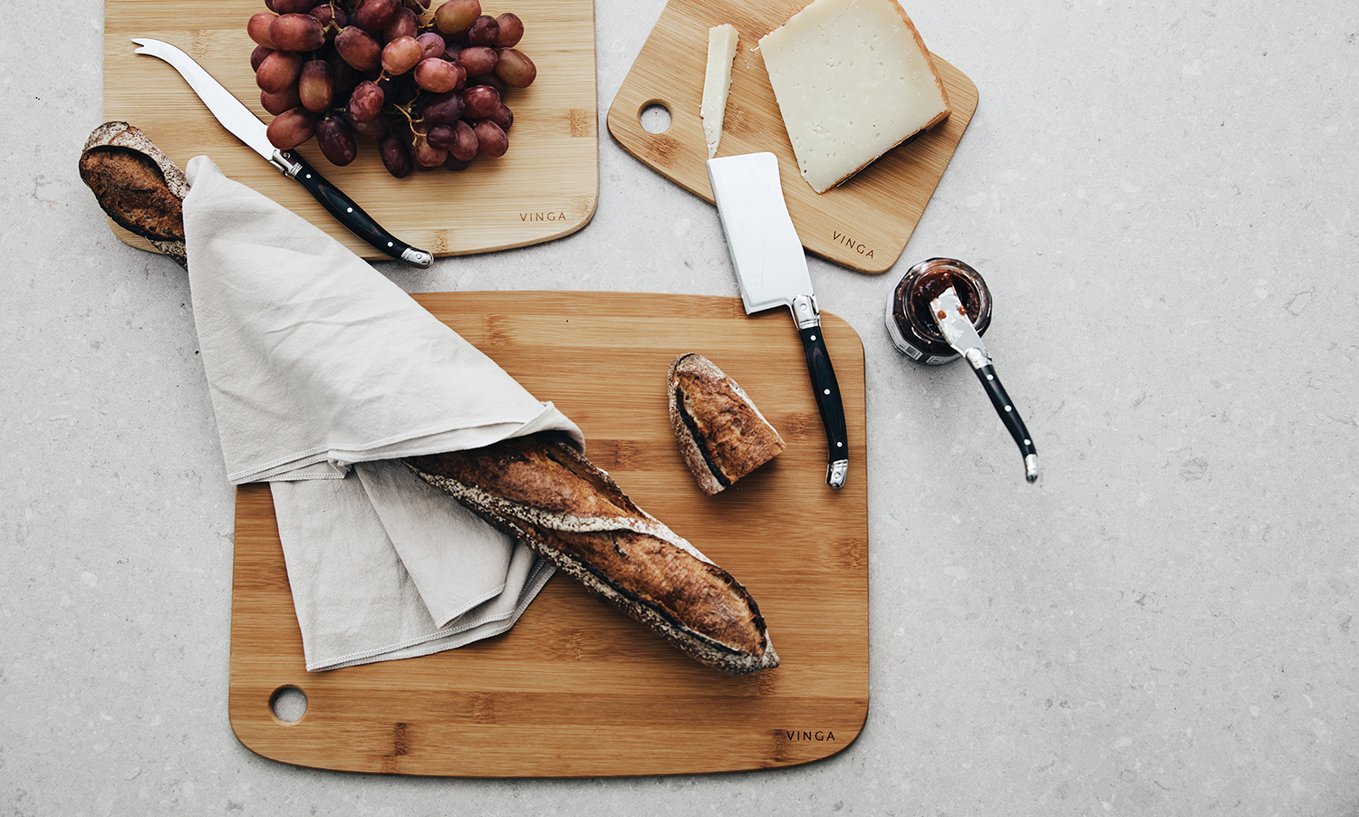 Набор ножей для сыра VINGA Gigaro, 3 предмета-7