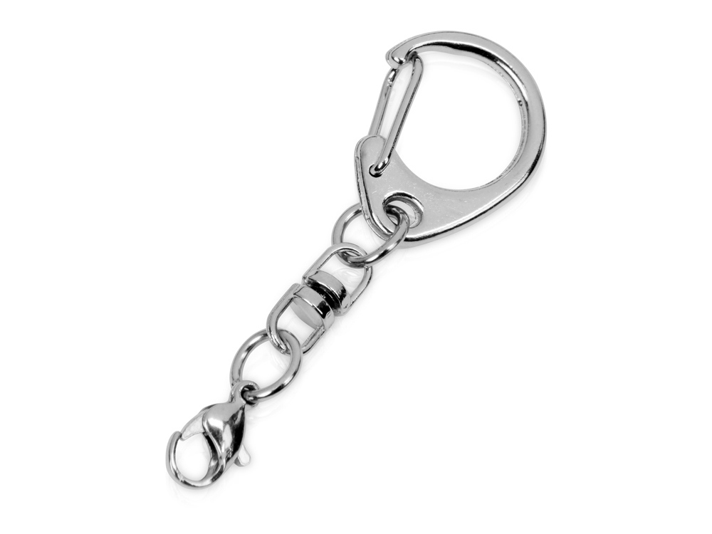 Карабин для флешки, серебристый-0