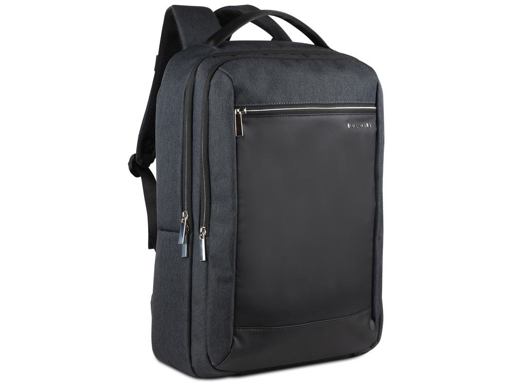 Рюкзак мужской BUGATTI Sera 15'', антрацитовый, полиэстер, 32х12х46 см, 16 л-0