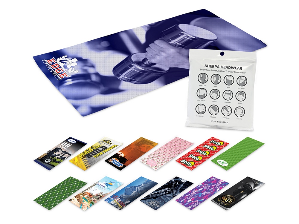 Многофункциональная бандана с возможностью полноцветной печати-0